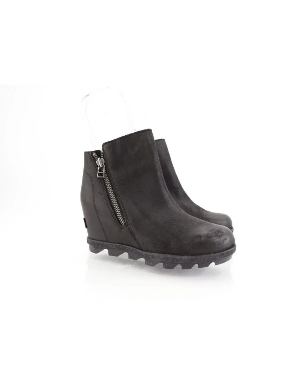 Sorel Joan Of Arctic II Boot Women's Size 5.5 Chelsea Hidden Wedge Bootie Black